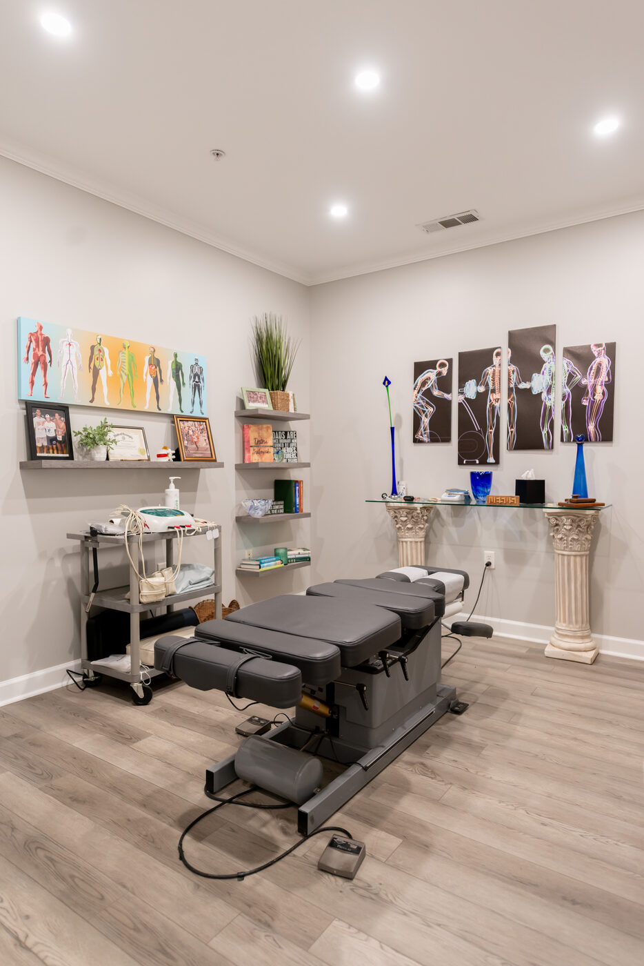 Medical consultation and treatment room at THRIVE Peak Performance Alpharetta