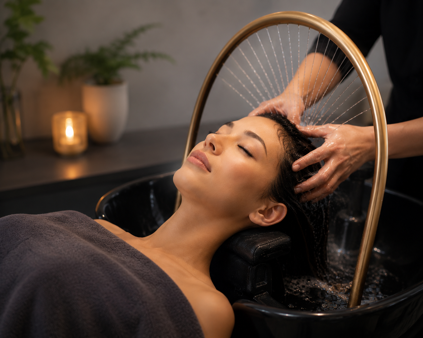 Head spa scalp treatment at THRIVE 4 Peak Performance in Alpharetta, GA